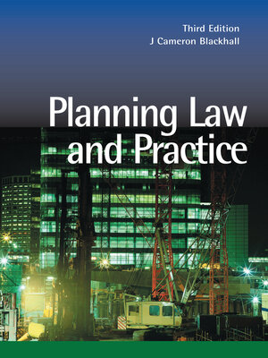 cover image of Planning Law and Practice